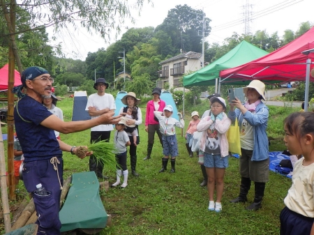 里山保全の説明