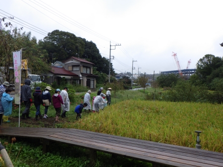 田んぼへ出発